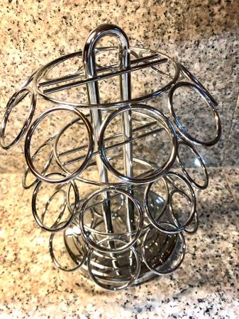 NEW K CUP CHROME CAROUSEL- NEW 1