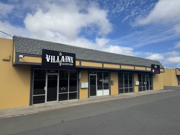 Former Barber Shop for Lease in Petaluma 1