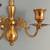 Vintage PETITE 3-Candle Wall Sconce, Candelabra. SOLID BRASS 1 thumbnail