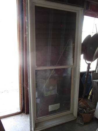 Anderson window, double hung, double pane new 76.25 x 33 3/8 1
