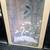 Pair of geese in a framed matted wall picture frame 1 thumbnail