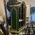 Vintage Green & Gold Wall Mounted Curio Cabinet 2 thumbnail