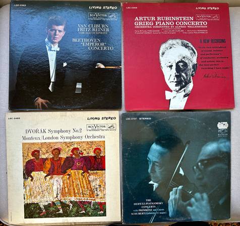 4 VINTAGE CLASSICAL VINYL LP ALBUMS MINT-NM 1