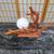 Vintage Oak  Tree Branch Resin Stone Pebbles Base Table Lamp. 3 thumbnail