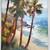 16" x 12" Oil on linen by Jim Wodark. "Peeka boo Palms". 2008 2 thumbnail