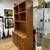 Teak Veneer Large Bookcase. 4 Open Shelves & Cabinet. 3 thumbnail