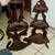 SHELF LOT 2 Wall Hanging Antique Corner Shelves Vintage Furniture 1940 9 thumbnail