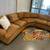 LARGE 3PC BROWN SECTIONAL COUCH W/ FREE DELIVERY 3 thumbnail