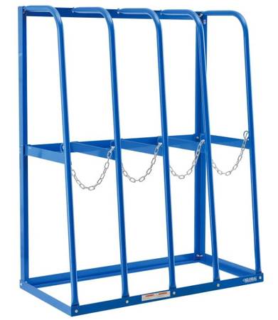 Vertical Bar Storage Rack, 4 Bays, 48"W x 24"D x 60"H, 6000 Lb. Cap 1