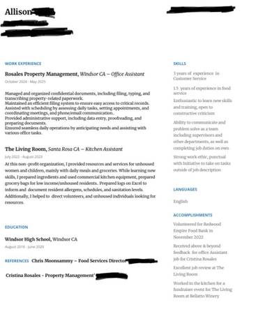 Seeking Full time work 1