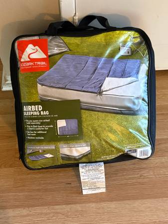 Ozark Trail Airbed Sleeping Bag 1