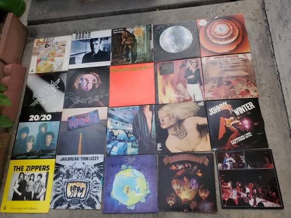 Vinyl Record rock pop Collection 43 LP Albums 1