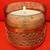 ANTHROPOLOGIE SPARKLING GRAPEFRUIT LARGE LASER-CUT FLORAL CANDLE 3 thumbnail