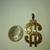 Fashion Gold Dollar Sign Pendant LG-82 1 thumbnail