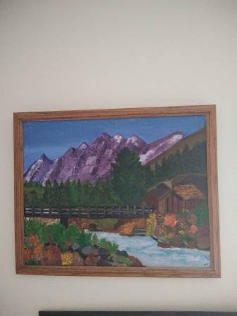 Oil painting- Mountains 1
