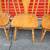 A set of four Dining Room Chairs with rounded backs 7 thumbnail