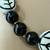 Goth style black porcelain & onyx necklace OOAK 4 thumbnail