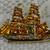Vintage lovely marine-themed jewelry. Gold Tone Enamel Sailboat Brooch 5 thumbnail