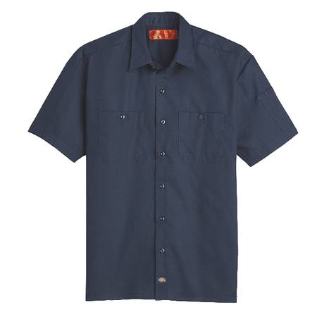 Men's Ripstop Shirt - Solid Short Sleeve 1