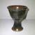 Unique Brown and Black Ceramic Chalice 4 thumbnail