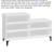 vidaXL Shoe Cabinet White Engineered wood, Metal Compact Shoe Cabinet! 1 thumbnail
