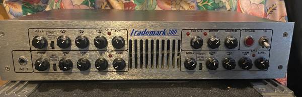 FS/FT: Tech 21 Trademark 300 3-channel SS Amp Head 300 Watts 1