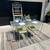 Wrought iron dining table and chairs 4 thumbnail