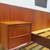 MCM, Queen Teak Bed with floating tables 4 thumbnail