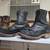 Drew's Boots 8" Logger Black Combo Smooth Over Roughout 10D Vibram 4 thumbnail