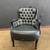 Selling 2x Acme Furniture Cain Black Frame/black Pu Accent Chairs 2 thumbnail