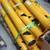 Steel Safety Bollard W/Chain Slots & Removable Cap, 4.5"D x 24"H 7 thumbnail