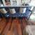 4 Stainless steel and leather barstools 4 thumbnail