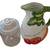 Large Ceramic Pitcher and Covered Apothecary Glass Container 1 thumbnail