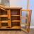82” Solid Wood Rustic Arched Hutch Curio Cabinet w/ Glass Doors & 9 Shelves 6 thumbnail