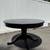 Crate & Barrel Black Wood Dining Table with Leaf Extension 1 thumbnail