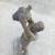 Young Man with Gourd Cast Aluminum Sculpture Antique 3 thumbnail