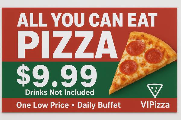 All YOU CAN EAT PIZZA BUFFET 1
