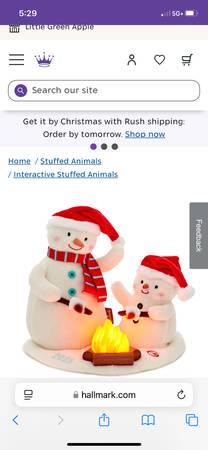 2025 Hallmark Singing snowman wanted 1