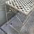 Rustic Shabby Chic Metal and Floral Garden Plant Stand /Side Table 3 thumbnail
