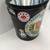 vintage large pretzel tin with handles black with colorful amish count 2 thumbnail