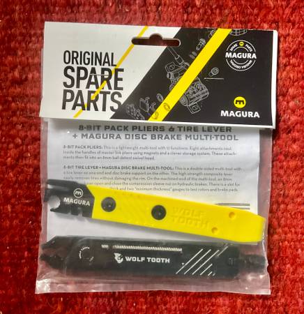 Magura Disc Brake Tool Tire Lever and Wolf Tooth 8-Bit Pliers 1