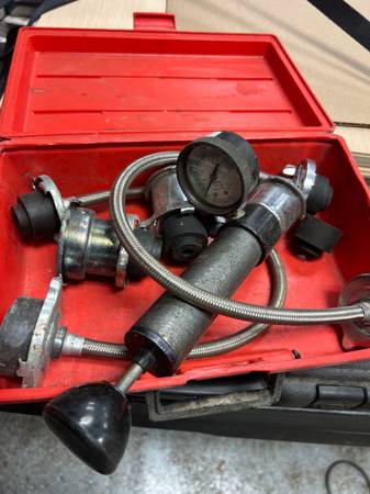 Radiator pressure testing kit 1