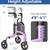 Brand new 3 Wheel Lightweight Walker Rollator Purple 2 thumbnail