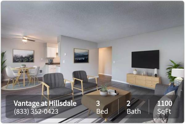 $2,075 / 3br - 1100ft2 - Summer Specials! Perfect 3 BR, 2 BA Green Spaces. (Portland)63672547306627120