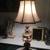 Nice Vintage Brass And Crystal Lamp With Shade 5 thumbnail