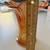 Antique  Norwood Marigold Carnival Glass Slag Vase 6” 6 thumbnail