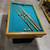 Vintage Genco Official Tournament Bumper Pool Table 2 thumbnail