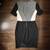 Judith and Charles wool blend Gray/Black/Cream dress-Size 10 4 thumbnail