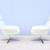 Modern Pearson Lloyd for Coalesse Bob White Swivel Lounge Chair 8 thumbnail