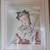 Vintage Art Deco Print of Lady with flowers. 1 thumbnail